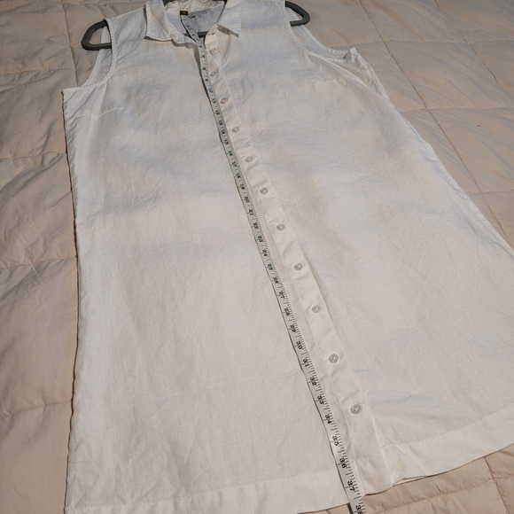 Garnet Hill Linen Shirtdress - Picture 6 of 9